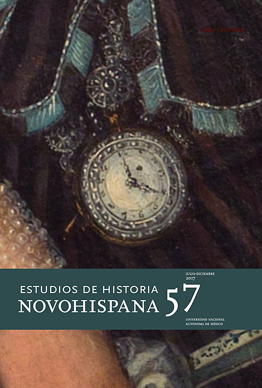 Go to journal home page - Estudios de Historia Novohispana